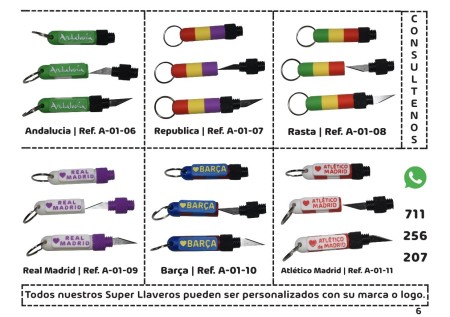 catalogo super llaveros a5